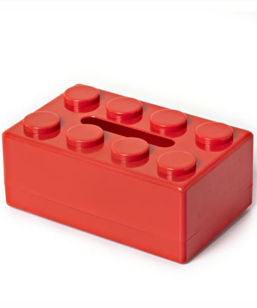 boite à mouchoir lego rouge